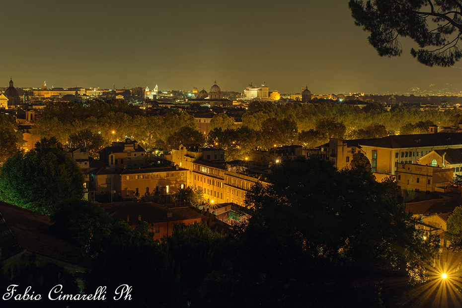 Veduta di Roma dal Gianicolo